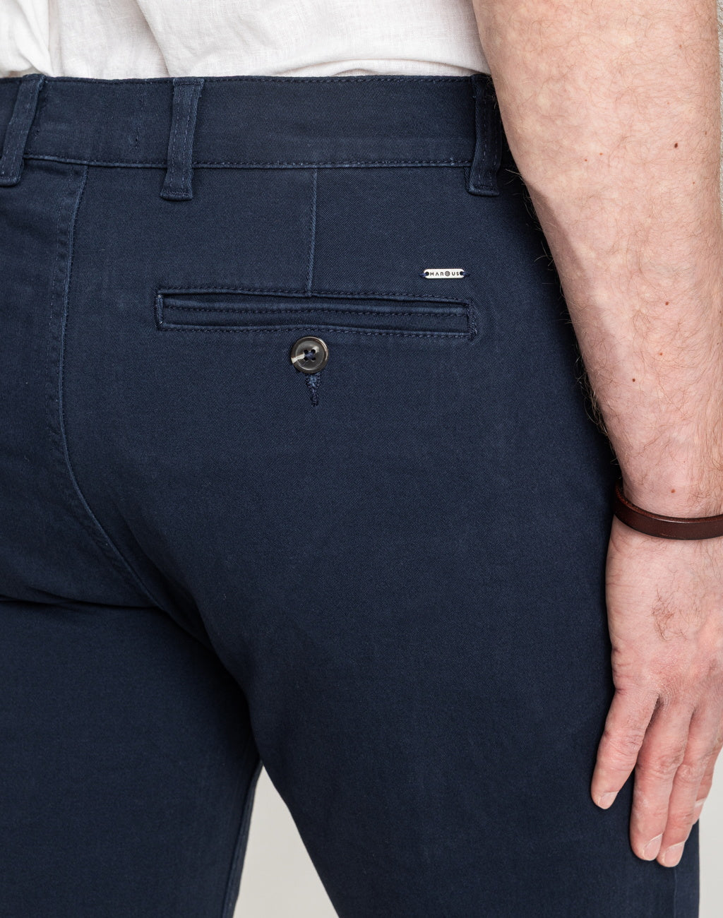 Męskie Spodenki Marcus Gerry Chino Shorts Dk. Navy 19-200266-7050