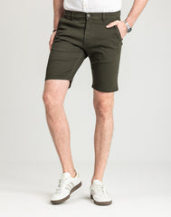 Męskie Spodenki Marcus Gerry Chino Shorts Olive Green 19-200266-5052
