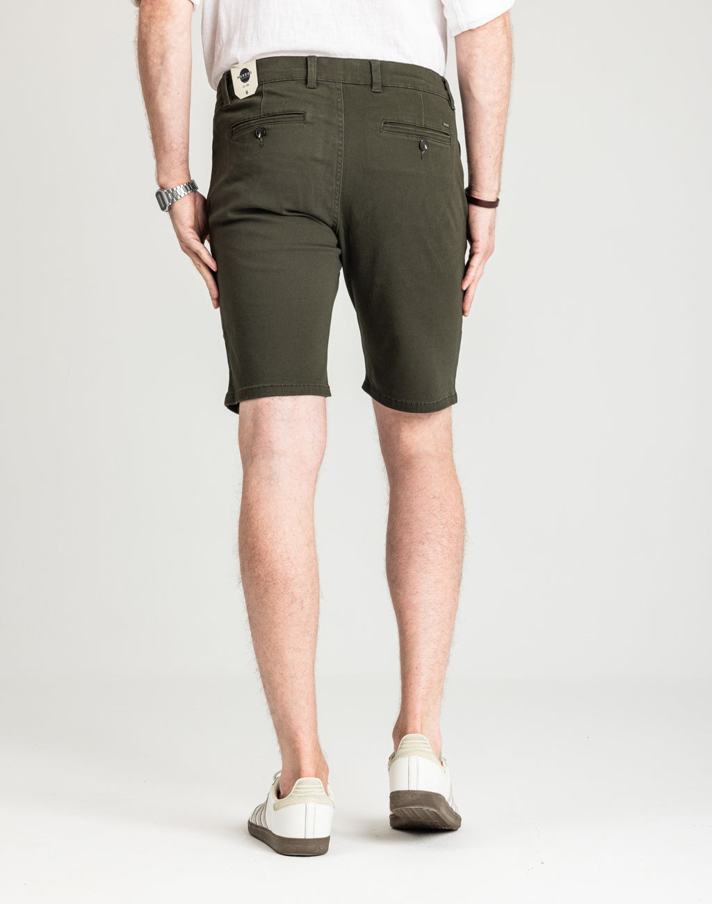 Męskie Spodenki Marcus Gerry Chino Shorts Olive Green 19-200266-5052