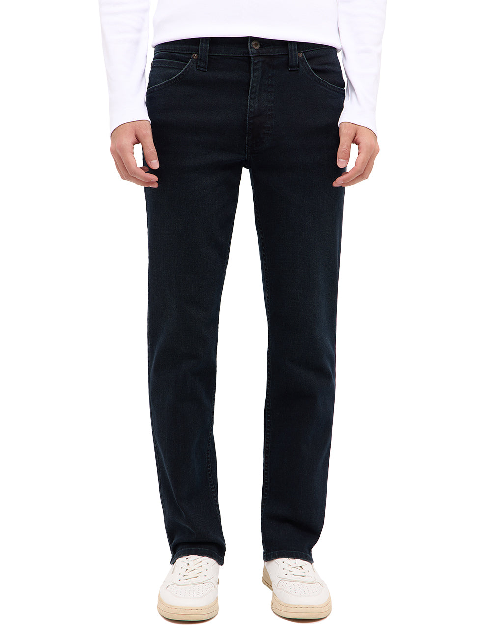 Męskie Spodnie Jansowe Mustang Style Tramper Straight Denim Blue 1016332 5000 983