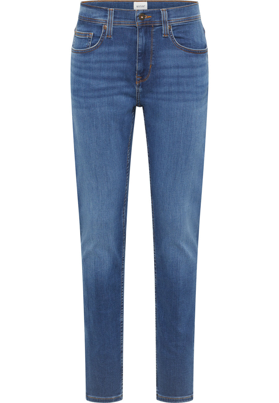 Męskie Spodnie Jeansowe MUSTANG Boston Denim Blue 1015289 5000 682
