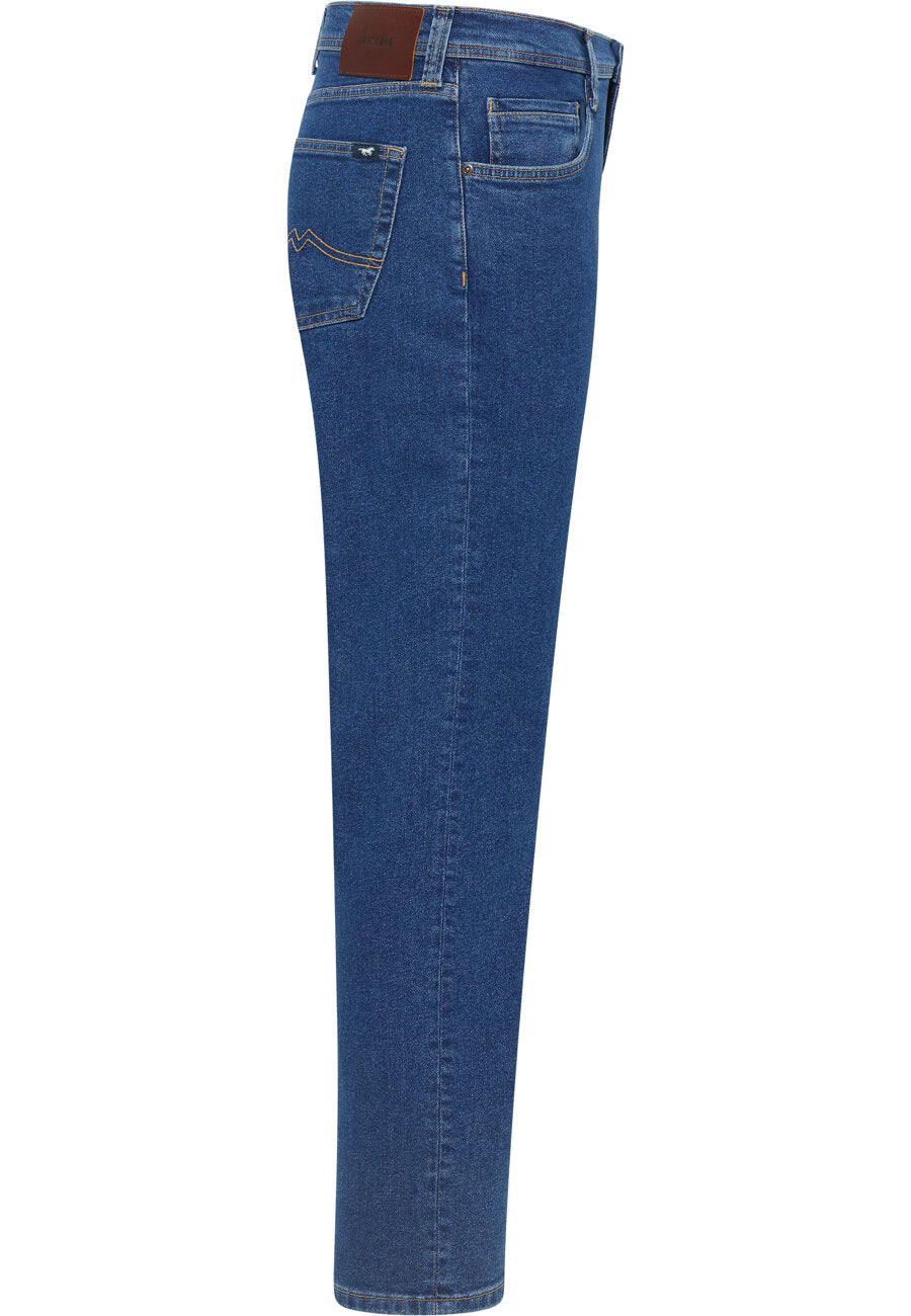 Męskie Spodnie Jeansowe MUSTANG Denver Straight Denim Blue 1014878 5000 700