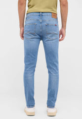 Męskie Spodnie Jeansowe MUSTANG Frisco Skinny Denim Blue 1016307 5000 583