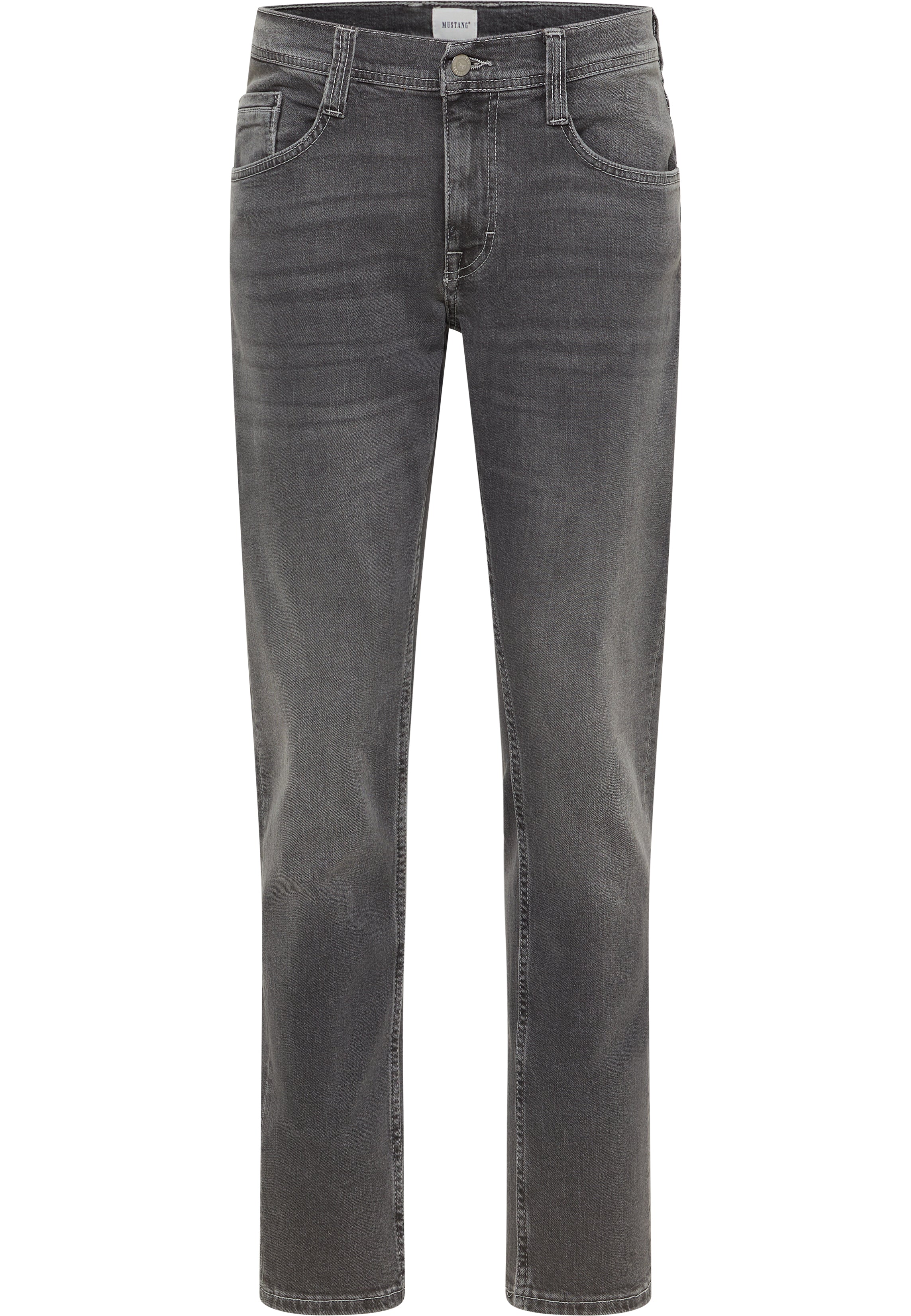 Męskie Spodnie Jeansowe MUSTANG Oregon Slim Denim Black 1015863 4000 302