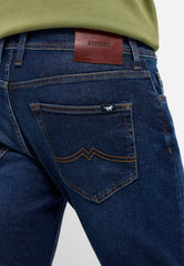 Męskie Spodnie Jeansowe MUSTANG Oregon Slim Denim Blue 1015865 5000 801