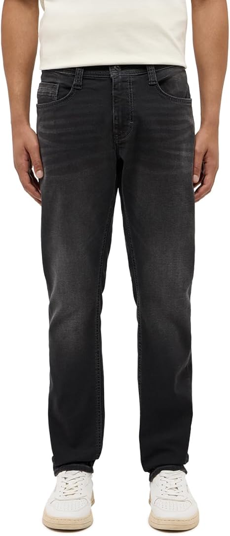 Męskie Spodnie Jeansowe MUSTANG Oregon Slim K Denim Black 1015871 4000 503