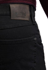 Męskie Spodnie Jeansowe MUSTANG Tramper Tapered Denim Black 1005088 4000 800