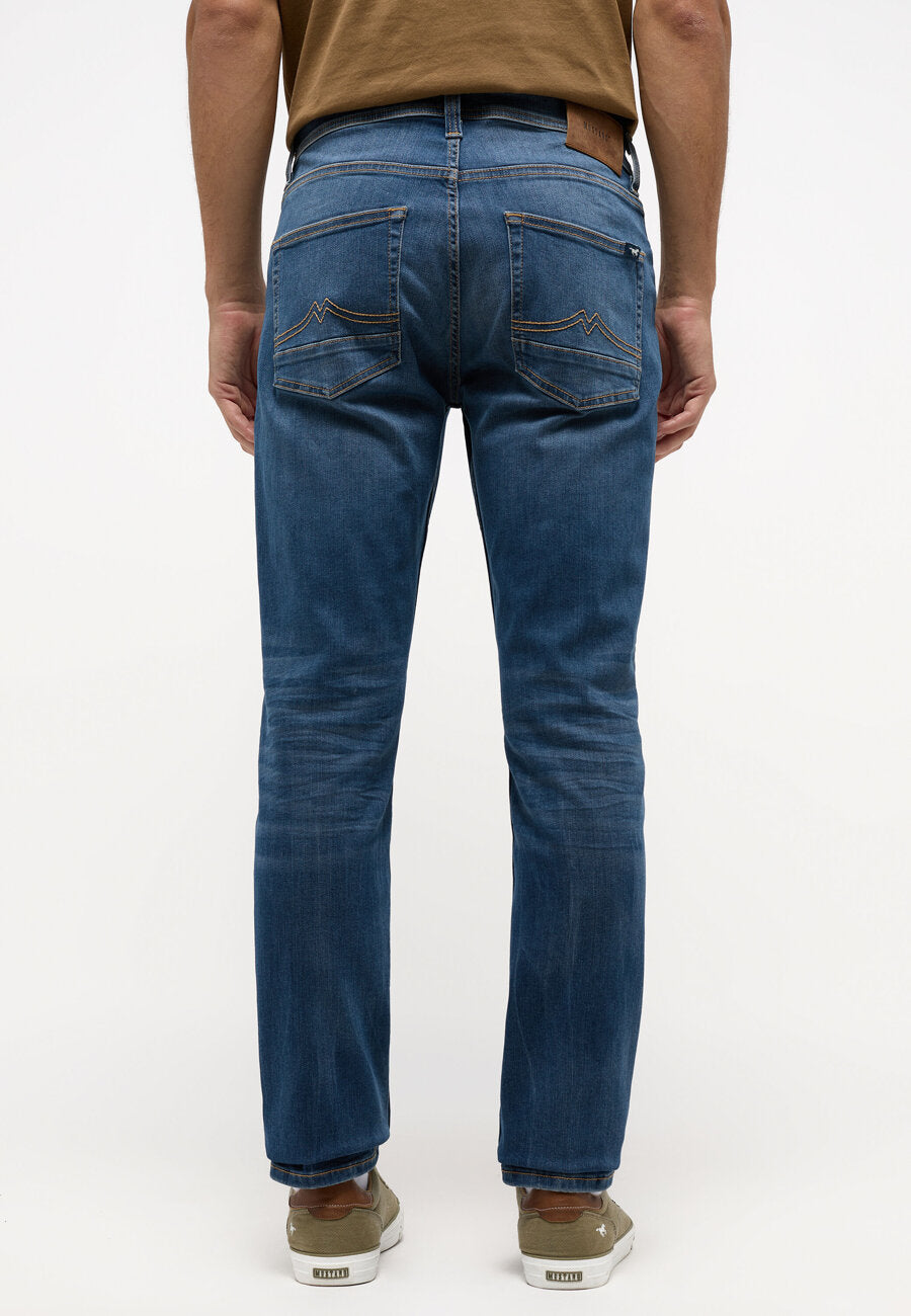 Męskie Spodnie Jeansowe MUSTANG Vegas Slim Denim Blue 1014590 5000 583