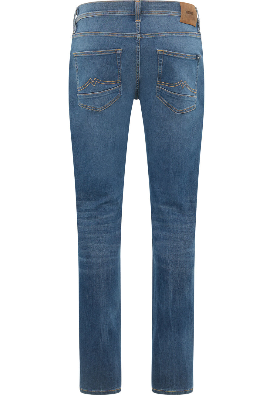 Męskie Spodnie Jeansowe MUSTANG Vegas Slim Denim Blue 1014590 5000 583