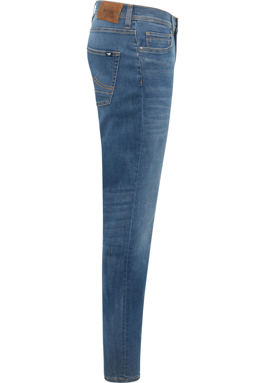 Męskie Spodnie Jeansowe MUSTANG Vegas Slim Denim Blue 1014590 5000 583