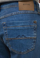 Męskie Spodnie Jeansowe MUSTANG Washington Denim Blue 1013194 5000 684