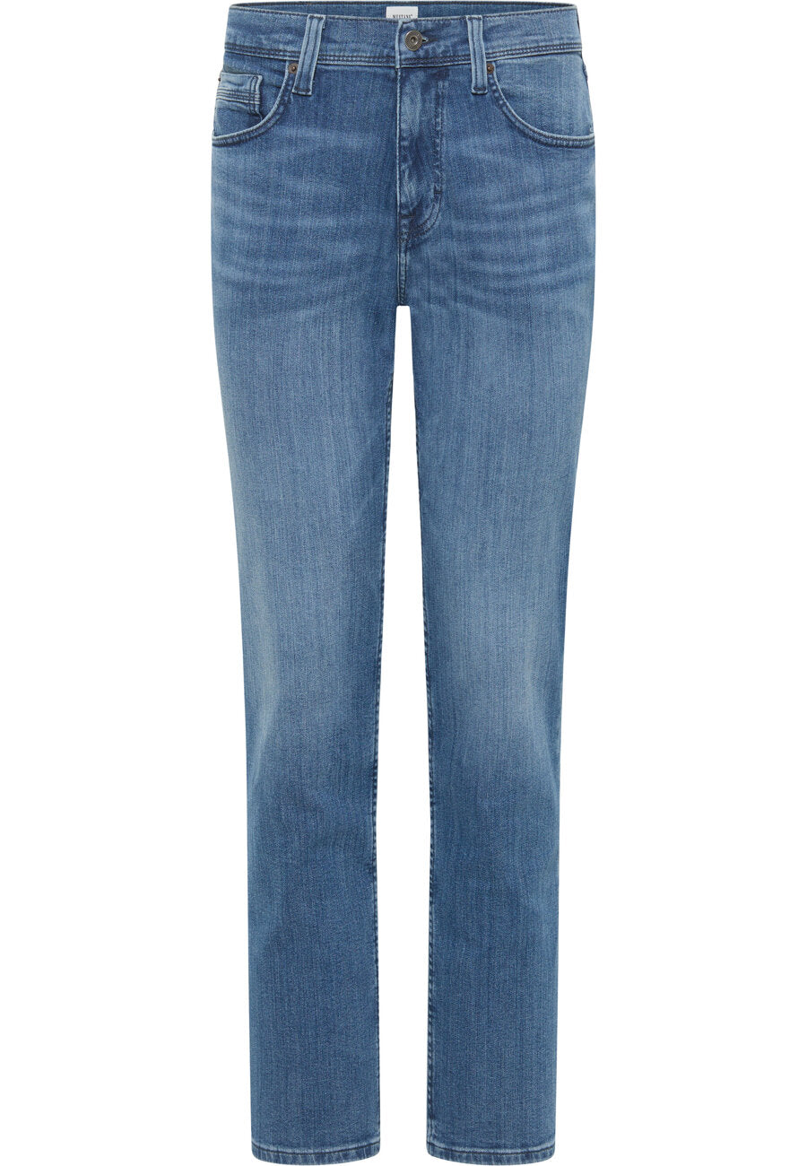 Męskie Spodnie Jeansowe MUSTANG Washington Straight Denim Blue 1015286 5000 313