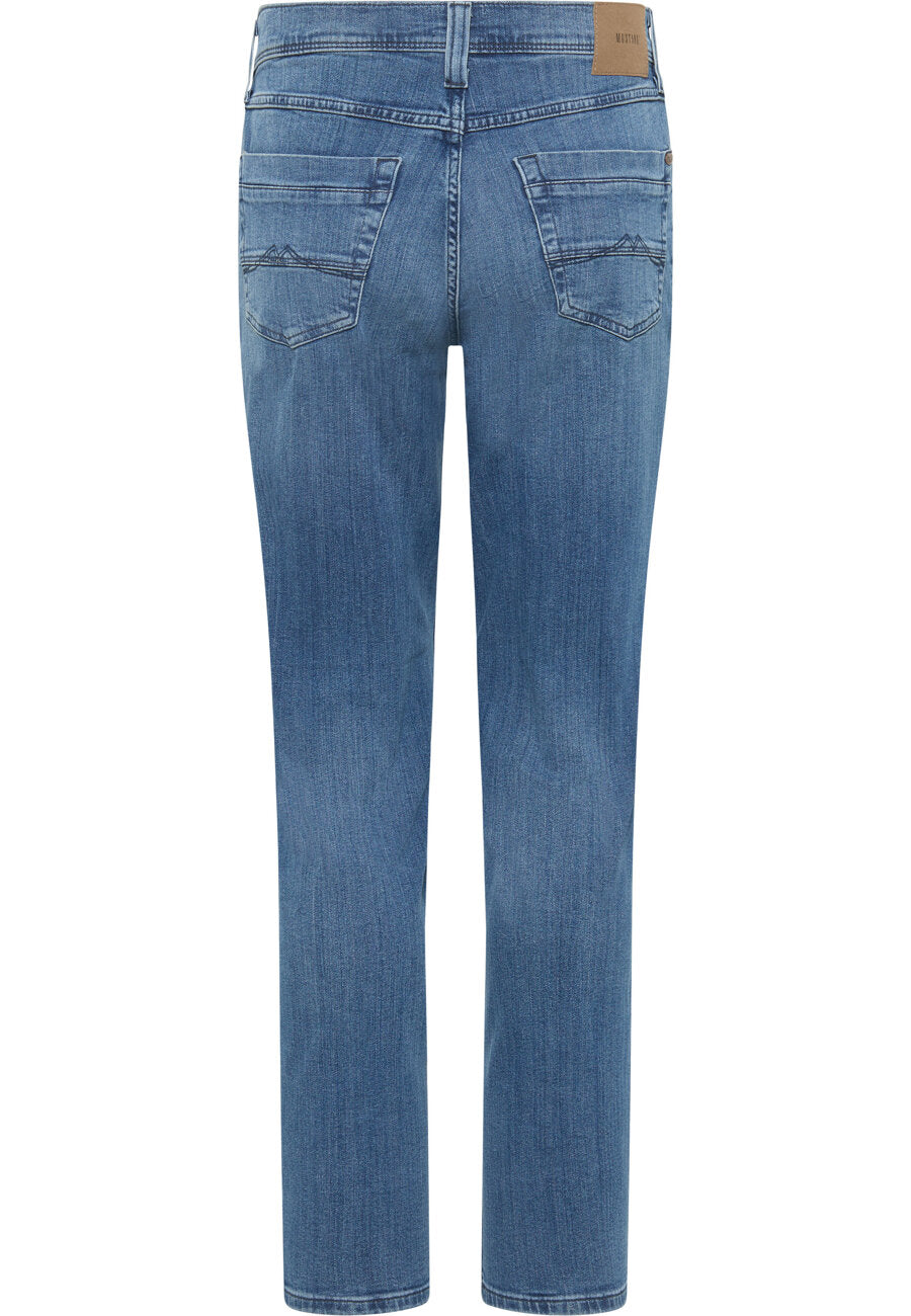 Męskie Spodnie Jeansowe MUSTANG Washington Straight Denim Blue 1015286 5000 313