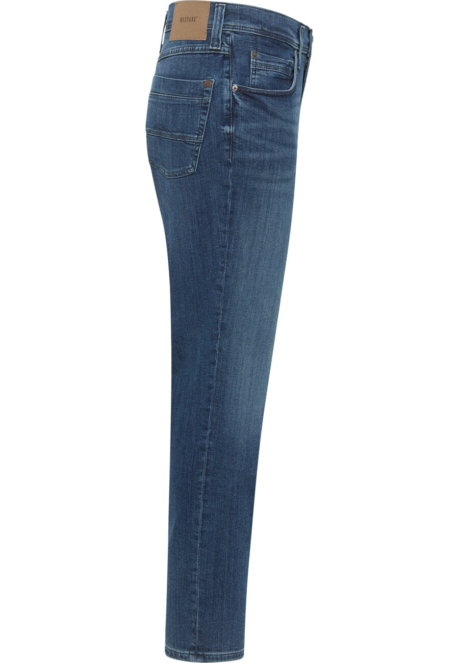 Męskie Spodnie Jeansowe MUSTANG Washington Straight Denim Blue 1015286 5000 883