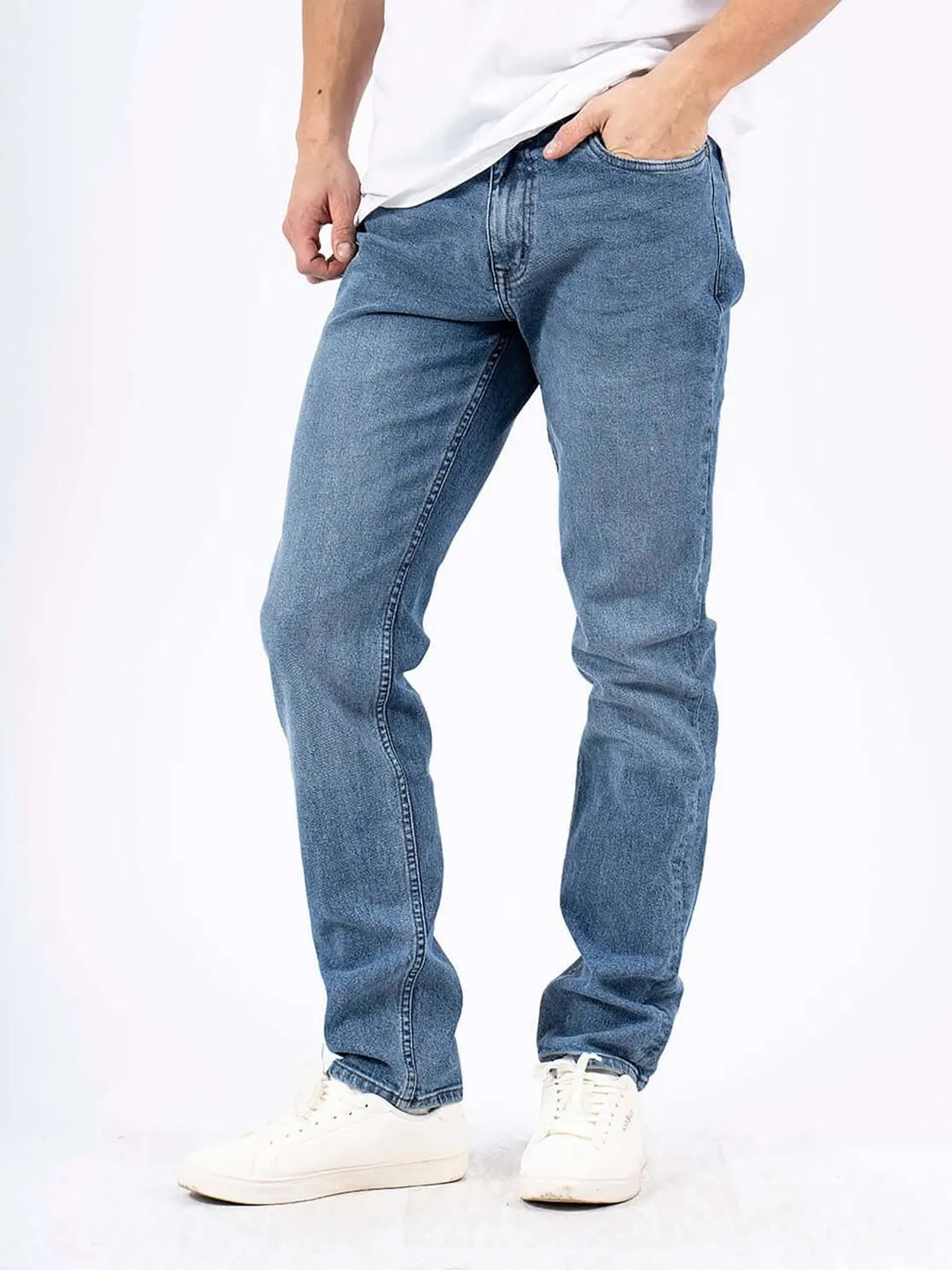 Męskie Spodnie Jeansowe Marcus Blaze 2177 Dry Blue Wash 14-200278