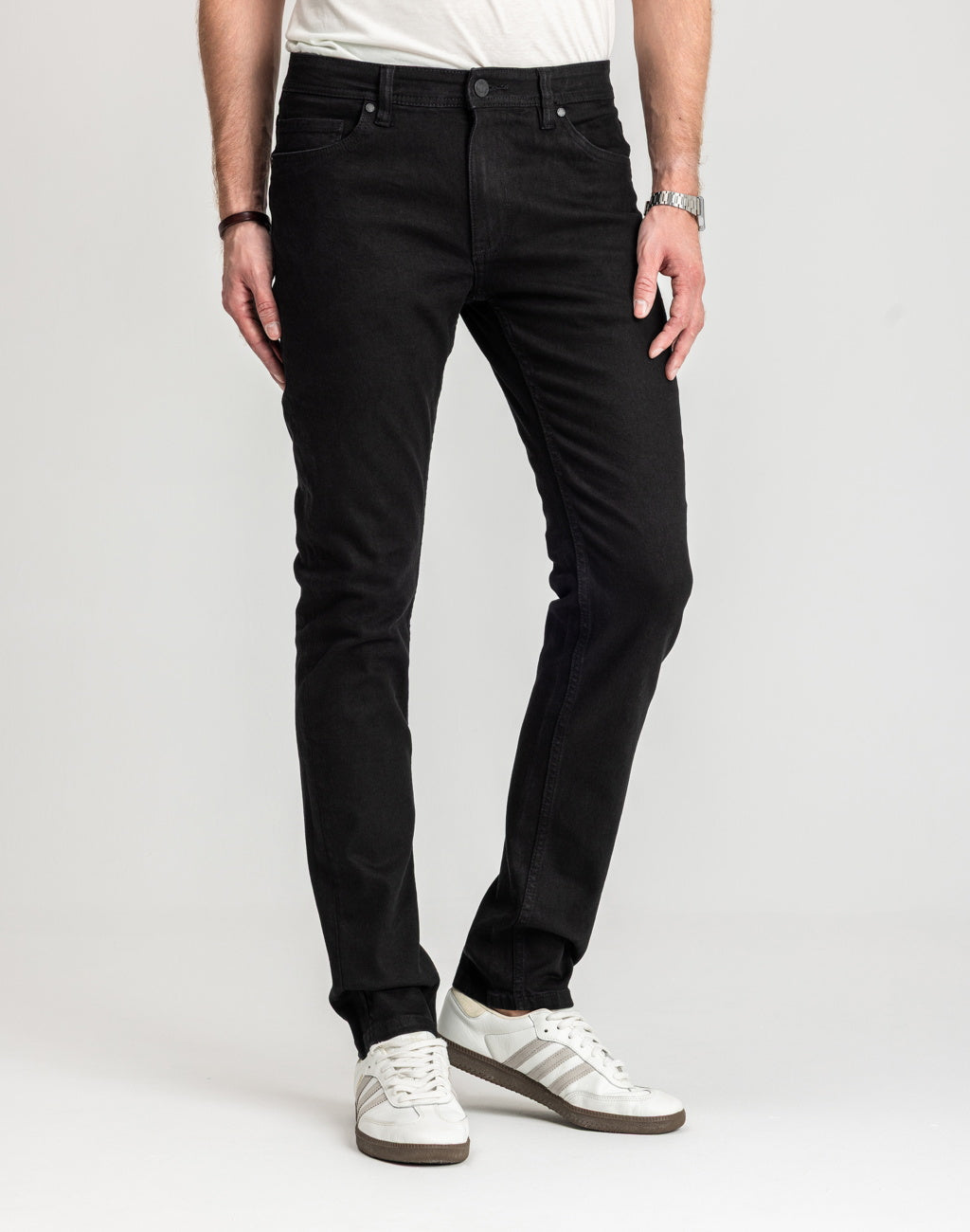 Męskie Spodnie Jeansowe Marcus Felix 2020 Jeans Black Wash 14-200186
