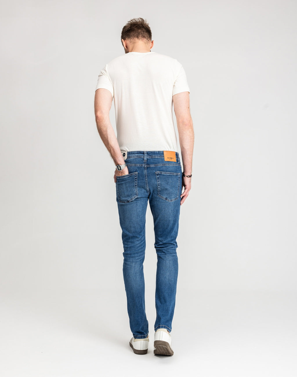 Męskie Spodnie Jeansowe Marcus Felix 2089 Jeans Sky Blue 14-200205