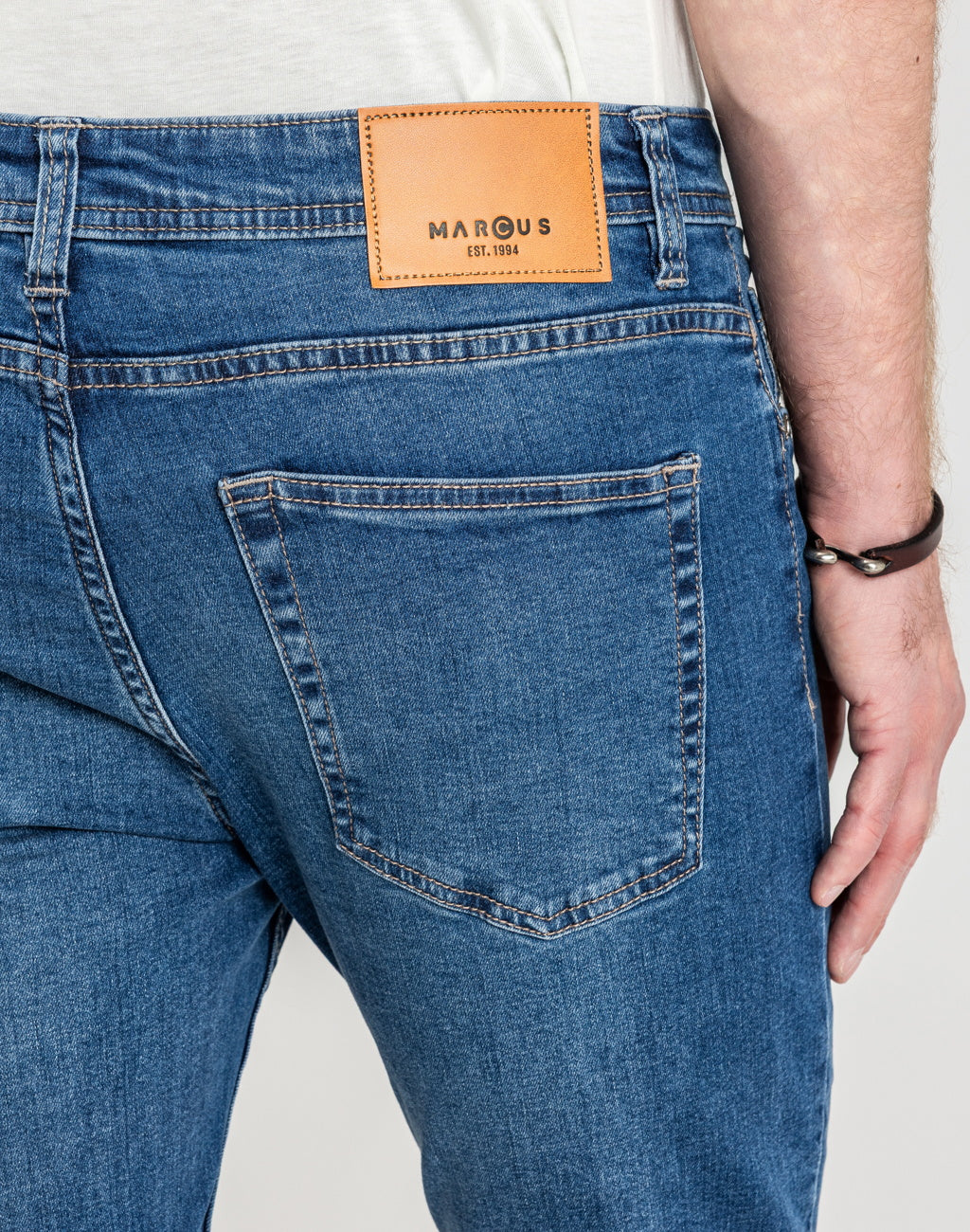 Męskie Spodnie Jeansowe Marcus Felix 2089 Jeans Sky Blue 14-200205