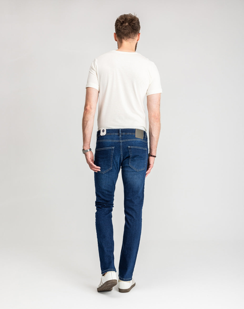Męskie Spodnie Jeansowe Marcus Felix 2160 Jeans Nevada Blue 14-200243