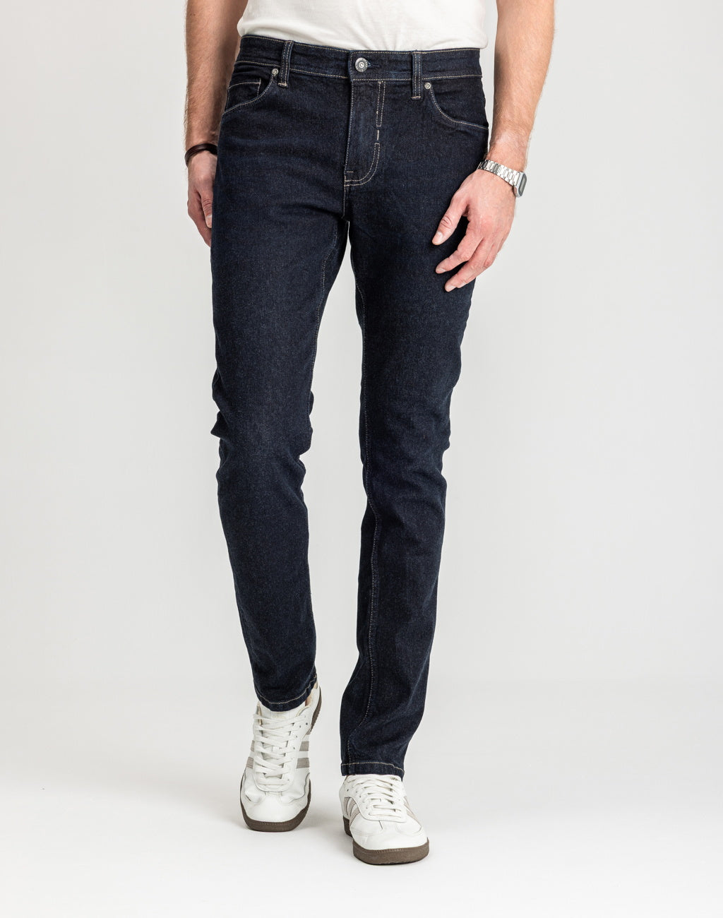 Męskie Spodnie Jeansowe Marcus Felix 2162 Jeans Dark Miner 14-200245