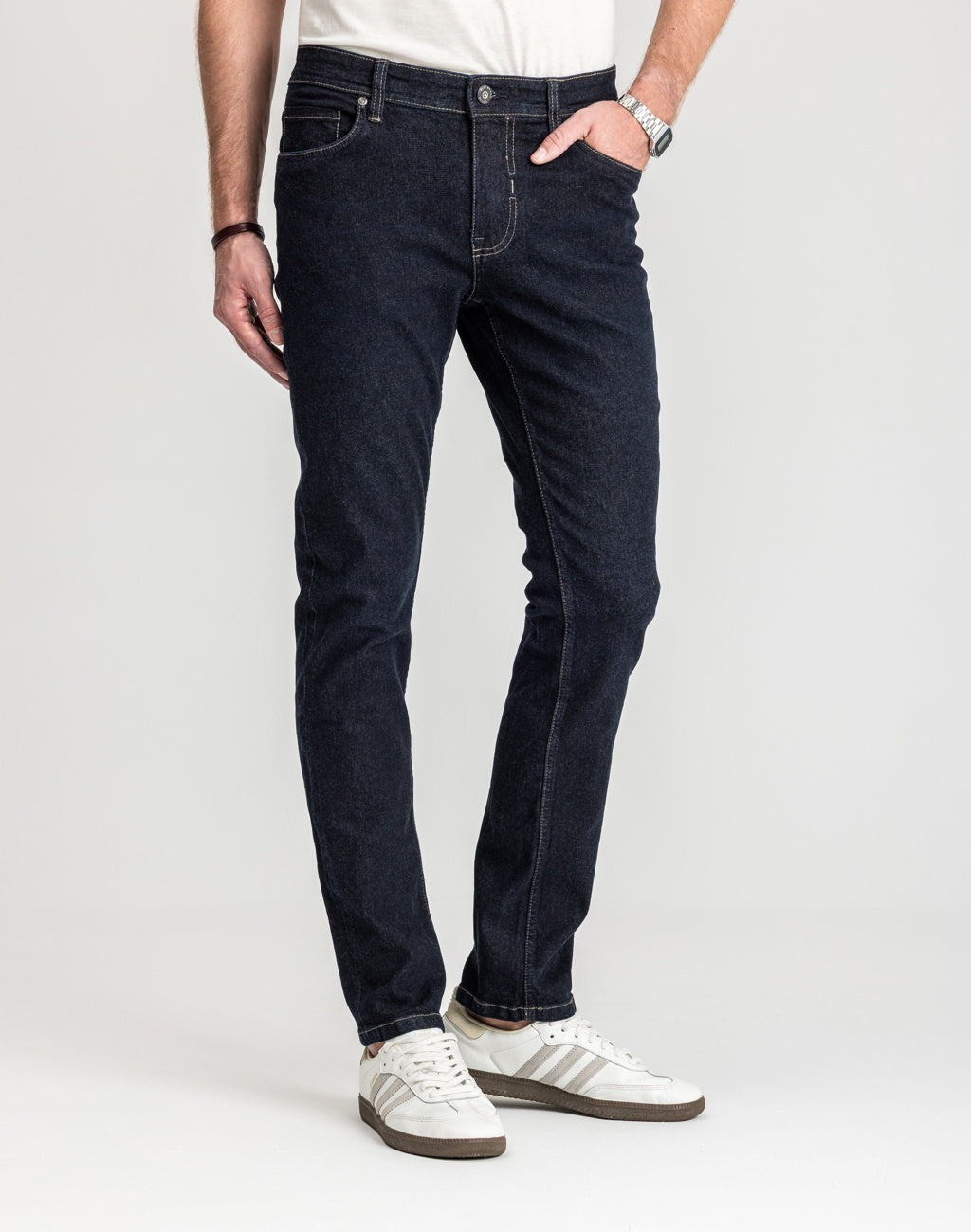 Męskie Spodnie Jeansowe Marcus Felix 2162 Jeans Dark Miner 14-200245