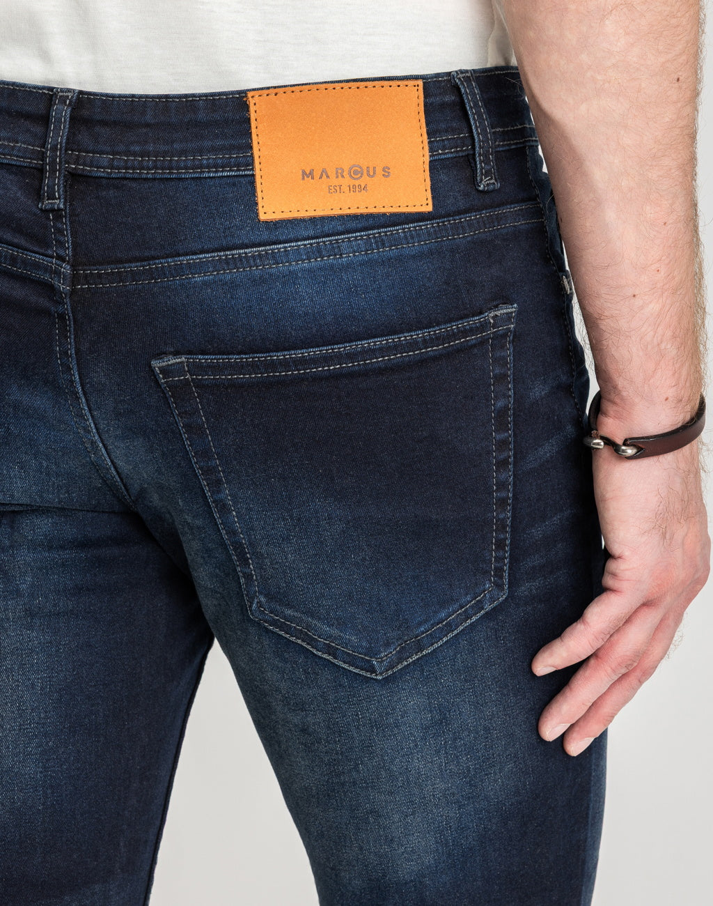Męskie Spodnie Jeansowe Marcus Felix Jeans 2117 Twilight Blue 14-200208