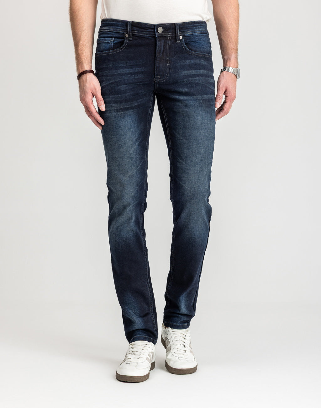 Męskie Spodnie Jeansowe Marcus Felix Jeans 2117 Twilight Blue 14-200208