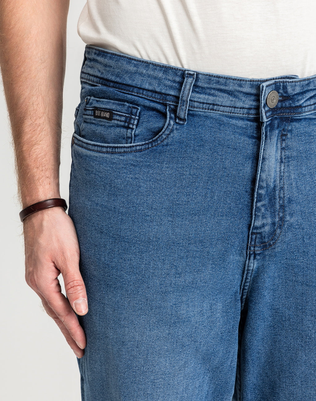 Męskie Spodnie Jeansowe Marcus Jason 2177 Jeans  Dry Blue Wash  14-200320