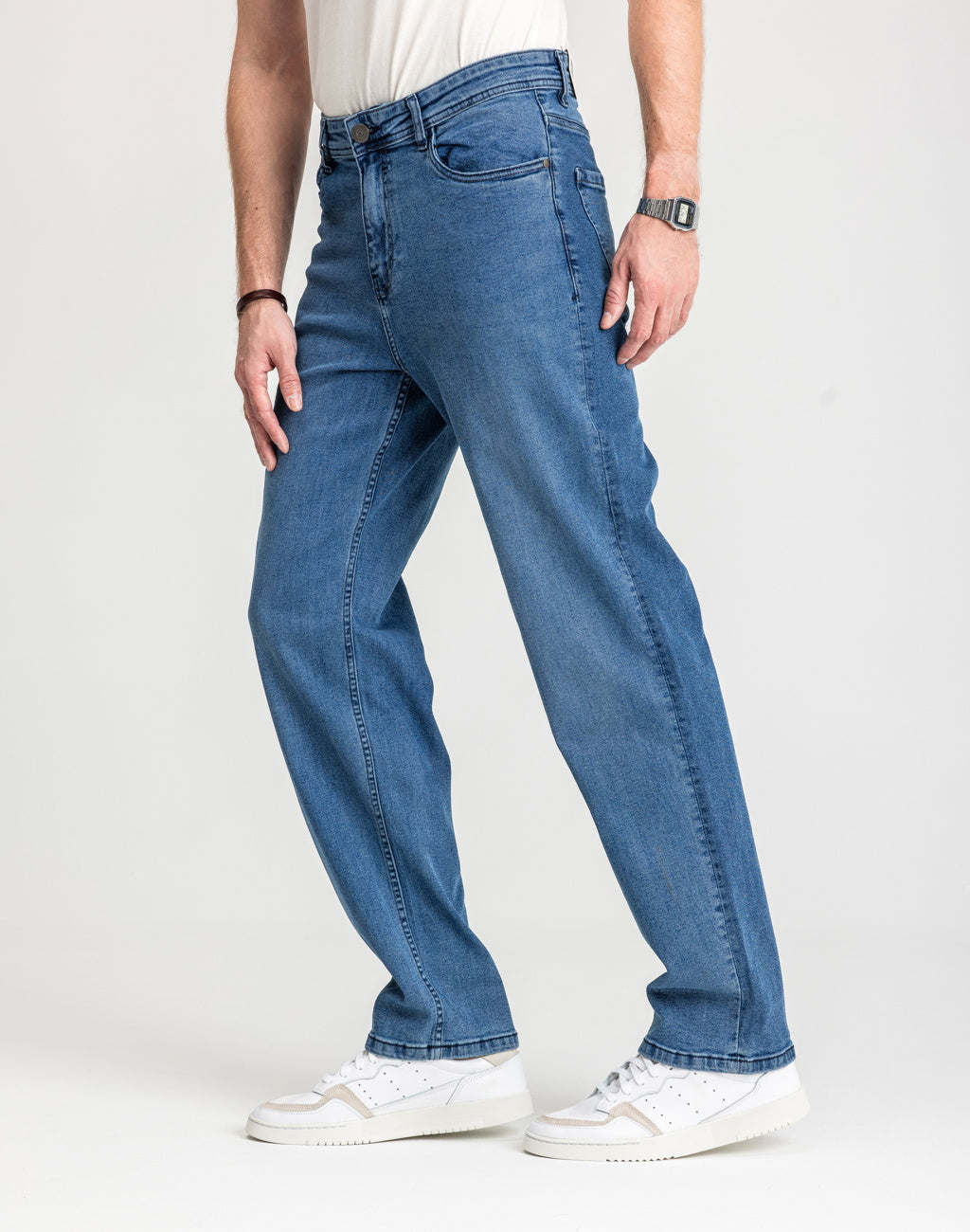 Męskie Spodnie Jeansowe Marcus Jason 2177 Jeans  Dry Blue Wash  14-200320