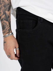 Męskie Spodnie Jeansowe Marcus Sebb 2214 Dry Black 14-200301