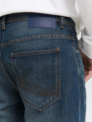 Męskie Spodnie Jeansowe Marvin Straight Mid Stone Blue Grey Denim 1047981 10162