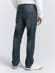 Męskie Spodnie Jeansowe Marvin Straight Mid Stone Blue Grey Denim 1047981 10162