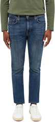 Męskie Spodnie Jeansowe Mustang Style Boston Slim Denim Blue 1014706 5000 883