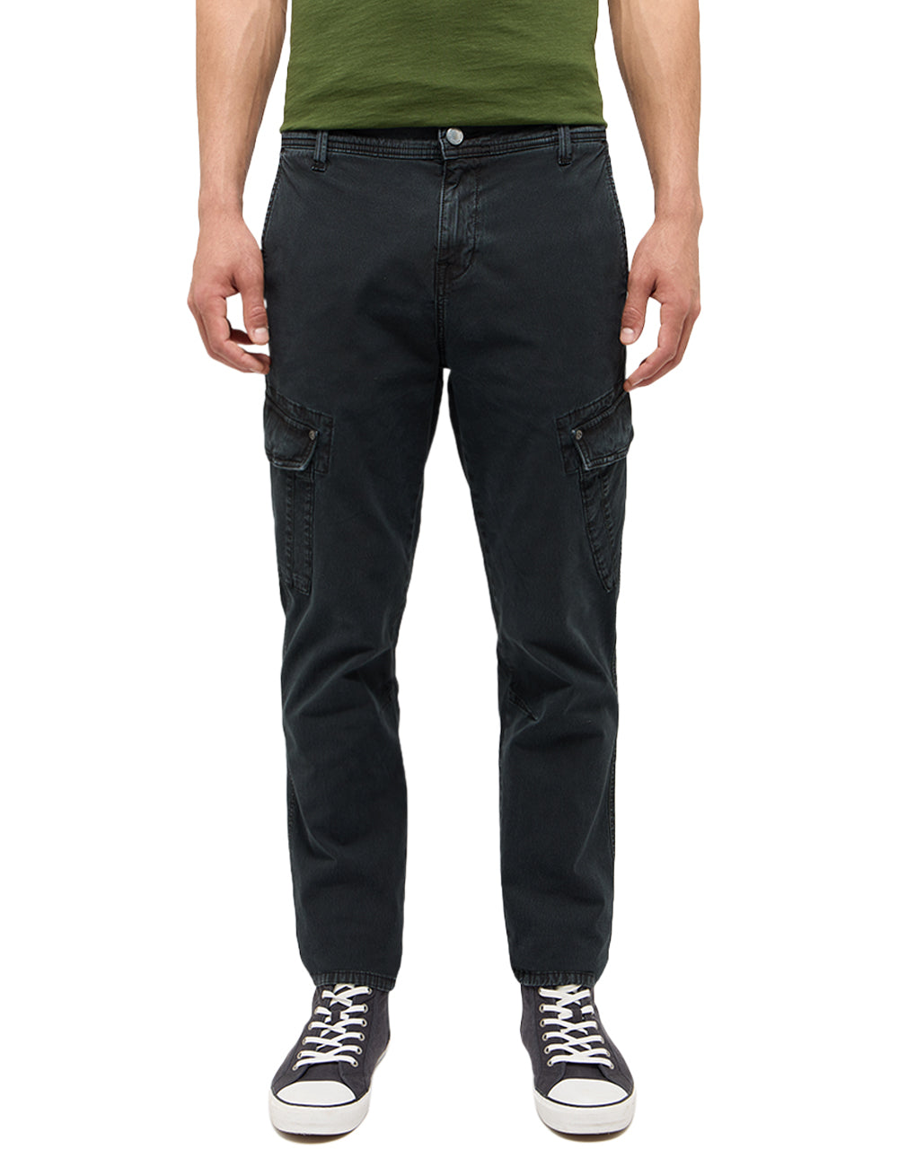 Męskie Spodnie Jeansowe Mustang Style Daytona Cargo Anthracite 1015776 4133