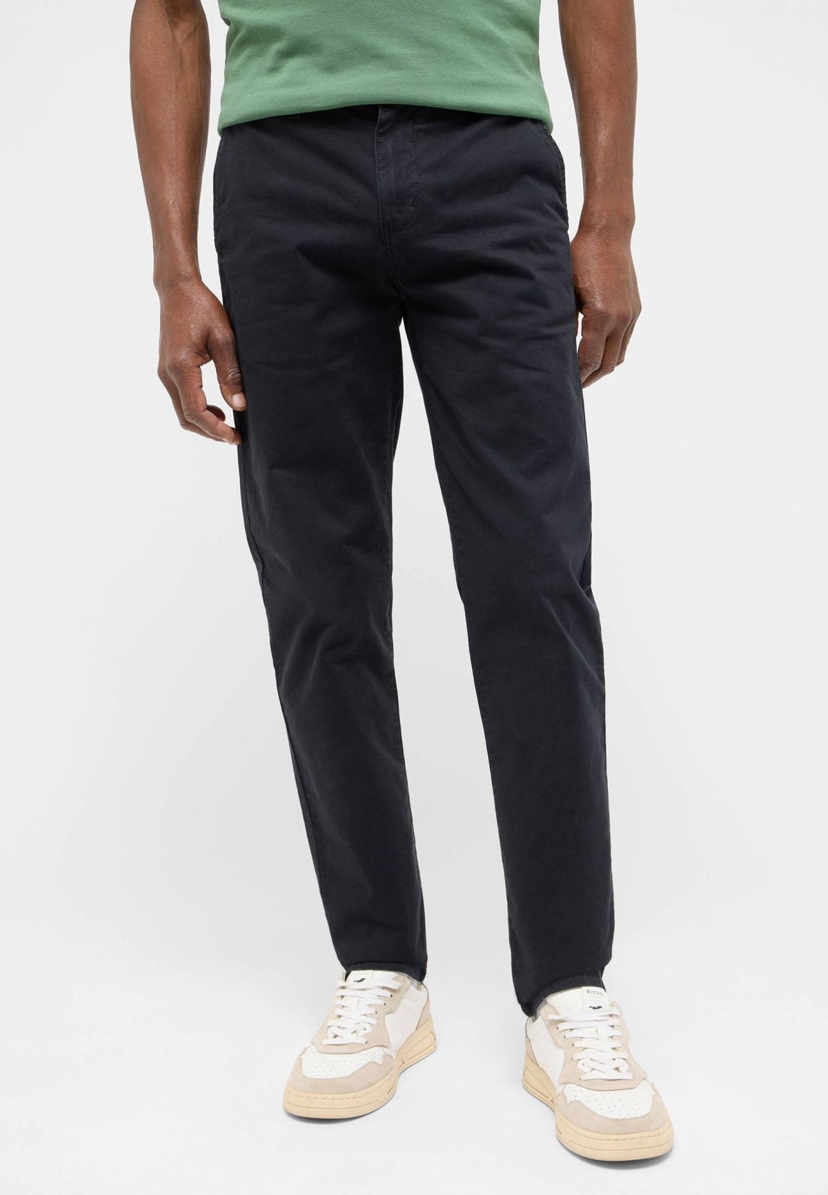 Męskie Spodnie Jeansowe Mustang Style Daytona Chino Black Beauty 1016357 4185