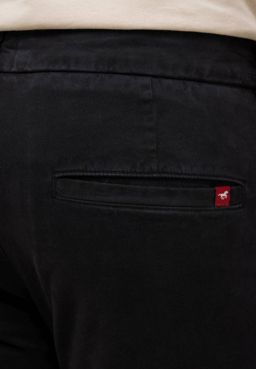 Męskie Spodnie Materiałowe Mustang Style Daytona Chino Black Beauty 1016824 4185