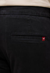 Męskie Spodnie Materiałowe Mustang Style Daytona Chino Black Beauty 1016824 4185