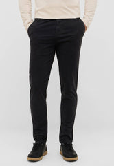 Męskie Spodnie Materiałowe Mustang Style Daytona Chino Black Beauty 1016824 4185