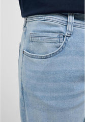 Męskie Spodnie Jeansowe Mustang Style Denver Straight Denim Blue 1017444 5000 314