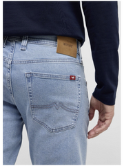 Męskie Spodnie Jeansowe Mustang Style Denver Straight Denim Blue 1017444 5000 314