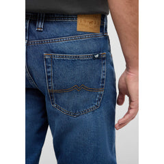 Męskie Spodnie Jeansowe Mustang Style Denver Straight Denim Blue 1017445 5000 682