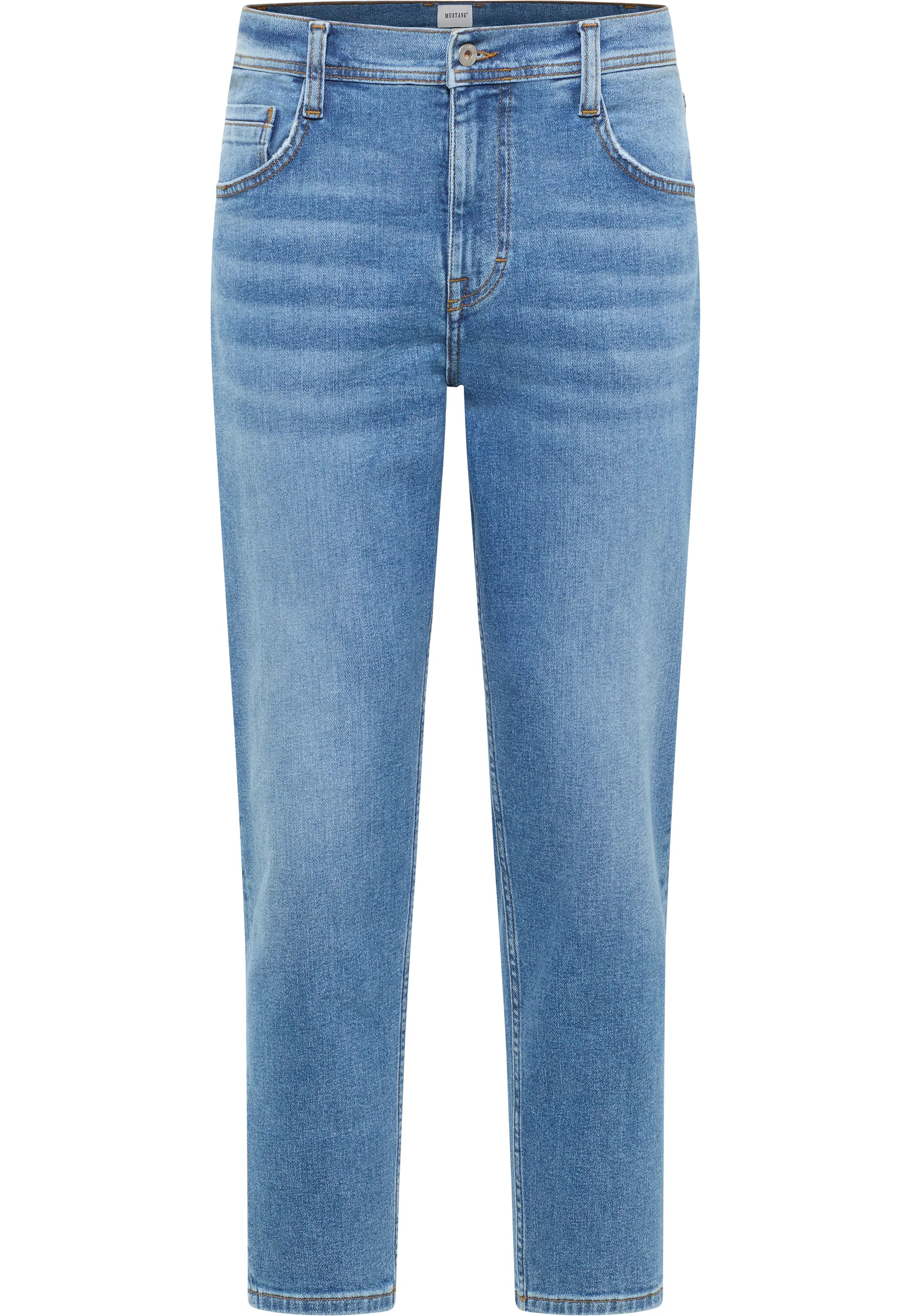 Męskie Spodnie Jeansowe Mustang Style Denver Tapered Denim Blue 1016327 5000 583