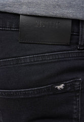Męskie Spodnie Jeansowe Mustang Style Frisco Skinny Denim Black 1018232 4000 783