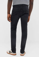 Męskie Spodnie Jeansowe Mustang Style Frisco Skinny Denim Black 1018232 4000 783