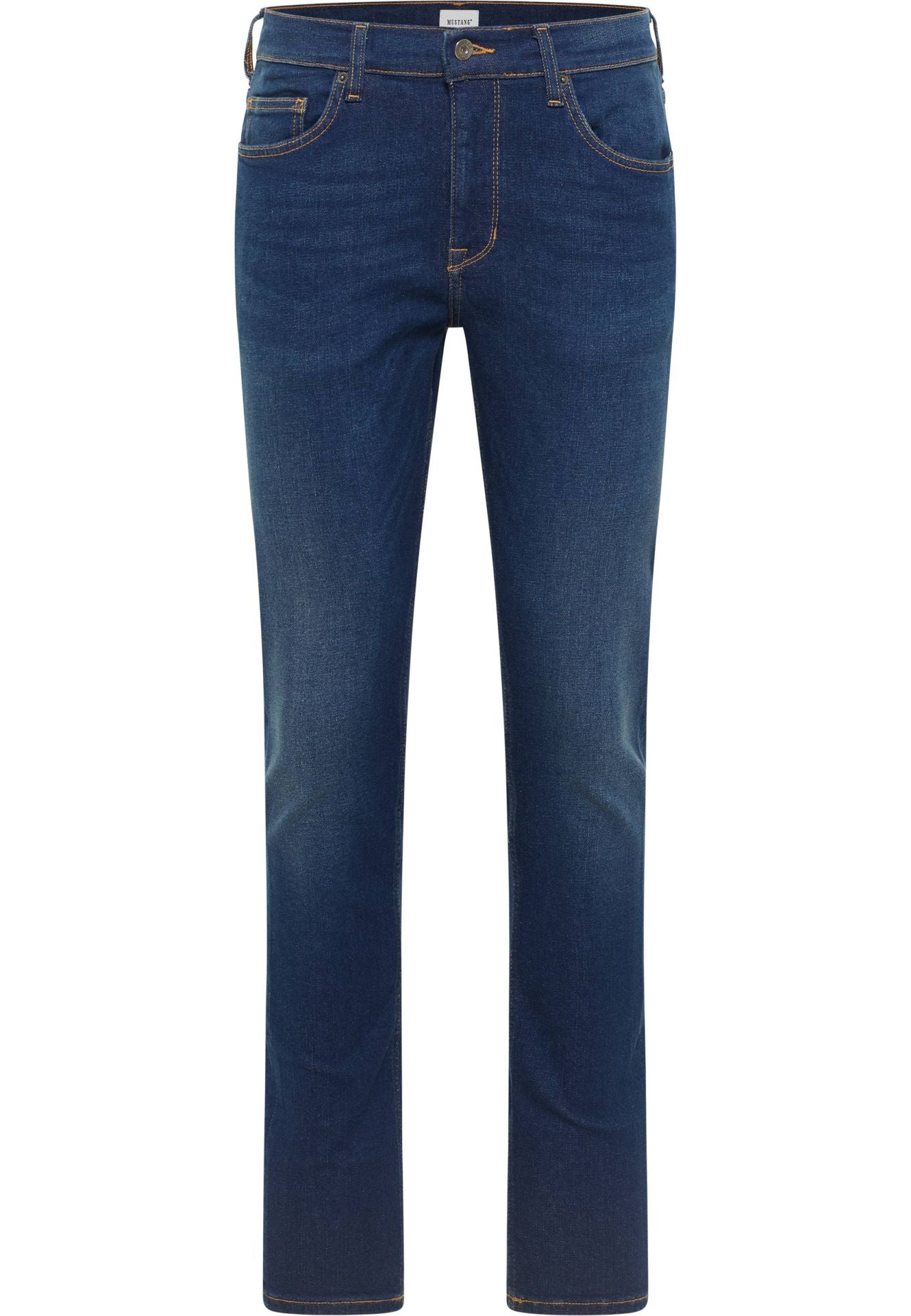 Męskie Spodnie Jeansowe Mustang Style Frisco Skinny Denim Blue 1016793 5000 803