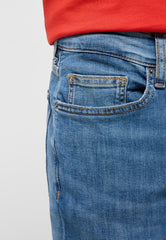 Męskie Spodnie Jeansowe Mustang Style Frisco Skinny Denim Blue 1017419 5000 583