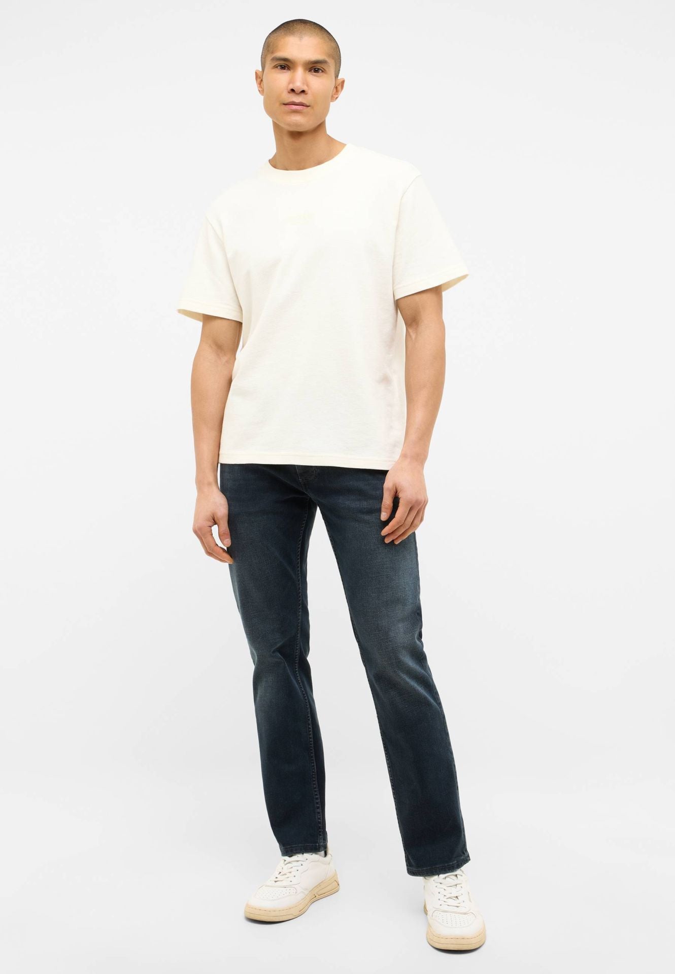 Męskie Spodnie Jeansowe Mustang Style Michigan Straight Denim Blue 1016338 5000 883