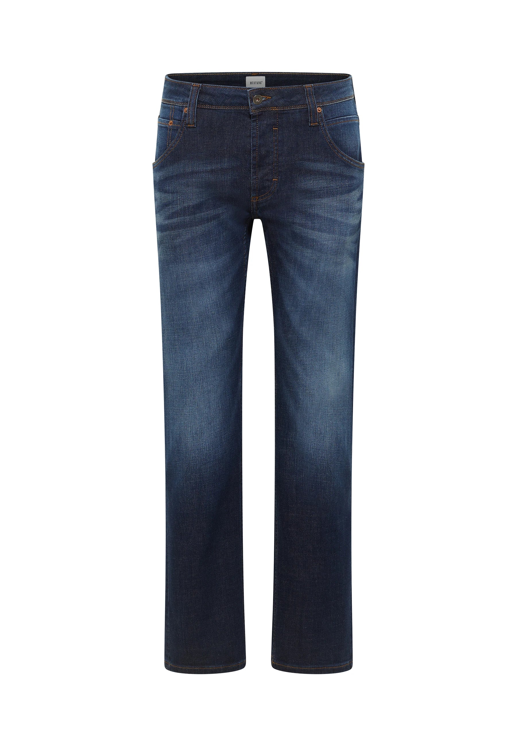 Męskie Spodnie Jeansowe Mustang Style Michigan Straight Denim Blue 1017863 5000 903