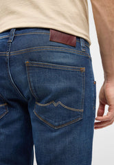 Męskie Spodnie Jeansowe Mustang Style Michigan Straight Denim Blue 1017863 5000 903