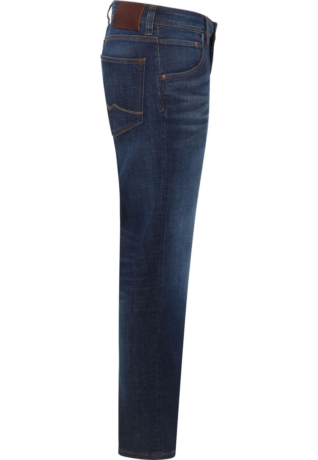Męskie Spodnie Jeansowe Mustang Style Michigan Straight Denim Blue 1017863 5000 903